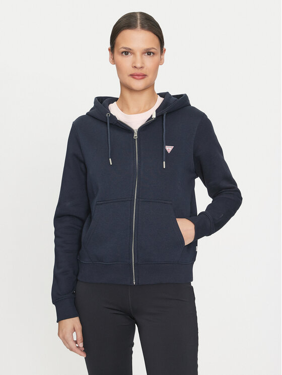 Guess Jeans Guess Jeans Bluză W4YQ03 KC811 Bleumarin Regular Fit