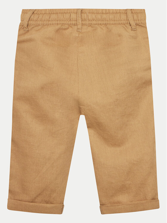 United Colors Of Benetton United Colors Of Benetton Hlače iz tkanine 4BE7GF01H Bež Regular Fit