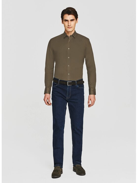 Pako Lorente Pako Lorente Koszula P26SF-1X-005 Zielony Slim Fit