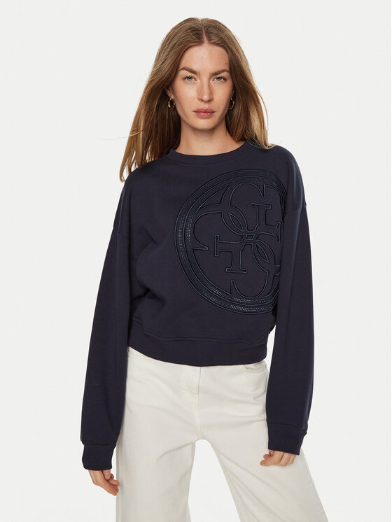 Női Pulóver Guess, Méret: M, Sötétkék, W4BQ07 K9Z21