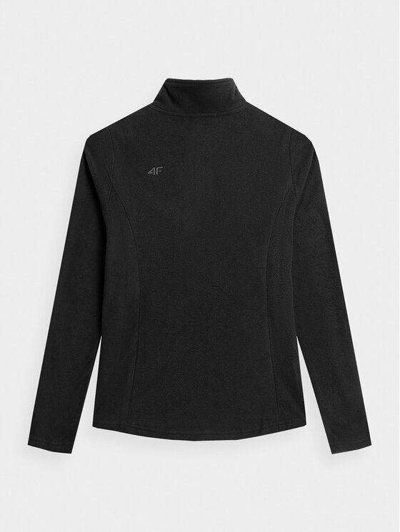 4F 4F Termo bielizeň vrchné diely 4FAW23UFLEF031 Čierna Slim Fit