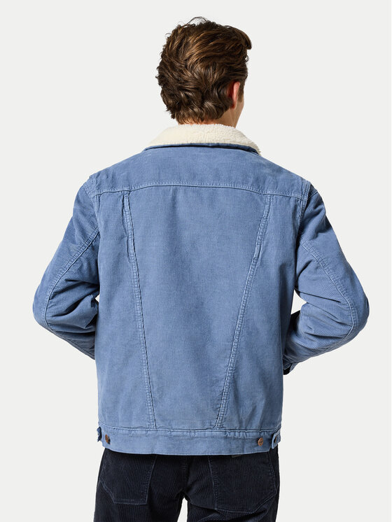Wrangler Wrangler Geacă de blugi 112357214 Albastru Regular Fit