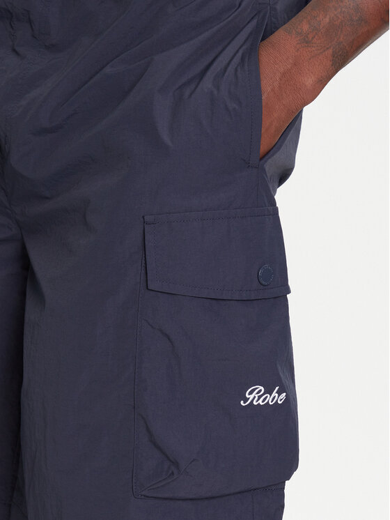 Robe di Kappa Robe di Kappa Šortky z materiálu Giovani 67124BW Tmavomodrá Regular Fit