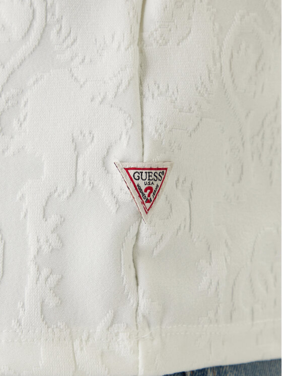 Guess Guess Tricou polo M6RP25 KCFE2 Écru Regular Fit