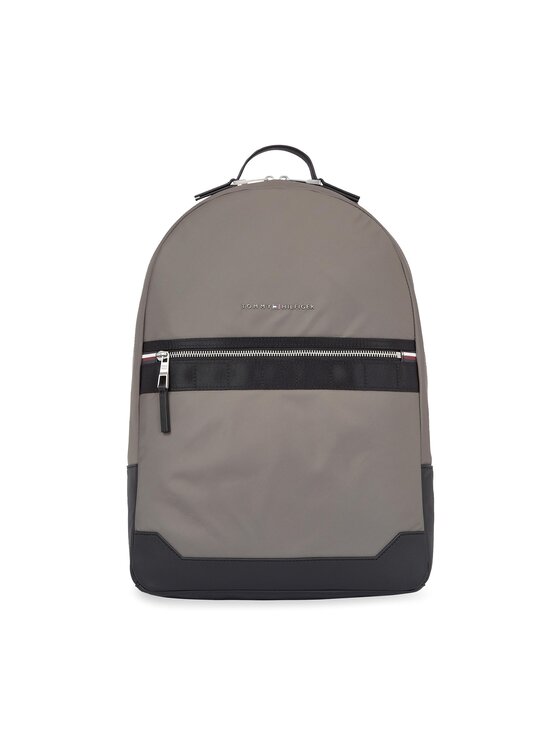 Tommy Hilfiger Nahrbtnik Th Elevated Nylon Backpack AM0AM11573 Siva