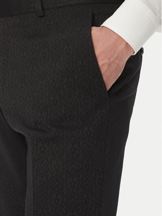 KARL LAGERFELD KARL LAGERFELD Chinos kelnes 255002 552042 Juoda Slim Fit