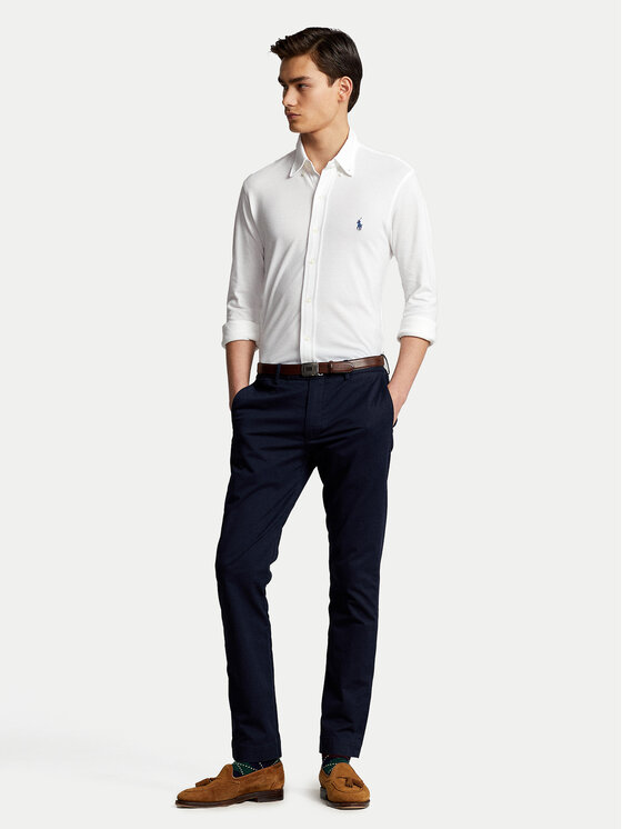 Polo Ralph Lauren Polo Ralph Lauren Cămașă 710654408003 Alb Regular Fit