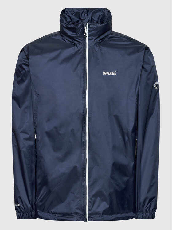 Regatta Regatta Kurtka przeciwdeszczowa Lyle IV RMW283 Granatowy Regular Fit