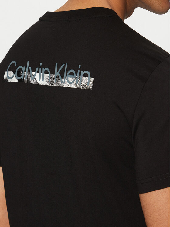 Calvin Klein Calvin Klein T-krekls Graphic K10K113799 Melns Regular Fit