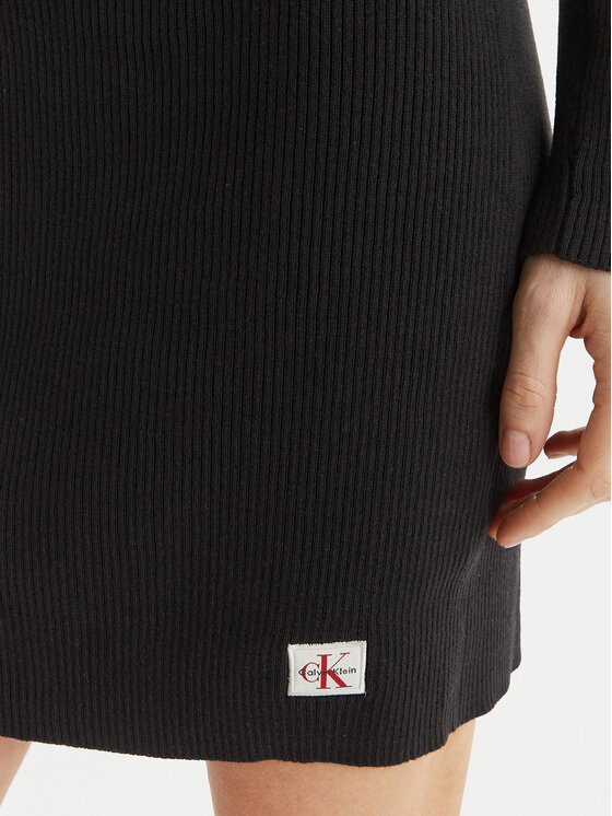 Calvin Klein Jeans Calvin Klein Jeans Rochie de zi LV047F324G Negru Slim Fit
