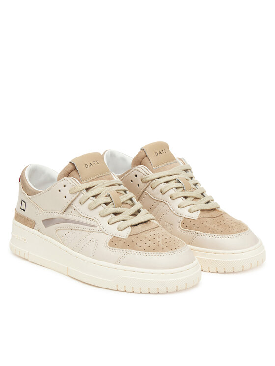 D.A.T.E. D.A.T.E. Sneakersy Torneo Shiny W431-TO-SH Écru