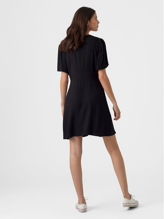 Vero Moda Vero Moda Letné šaty Alba 10292845 Čierna Regular Fit