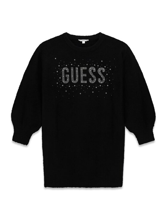 Guess Kids Guess Kids Každodenní šaty 180605 Černá Classic Fit