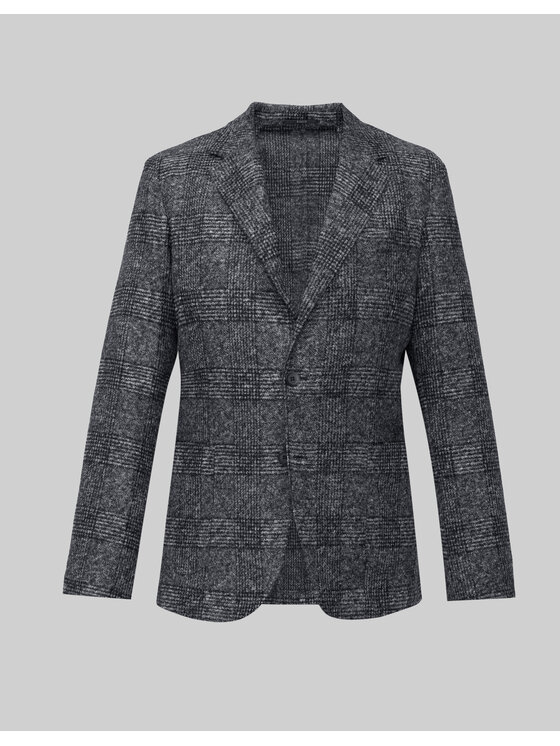 Borgio Borgio Marynarka avella_g Granatowy Slim Fit
