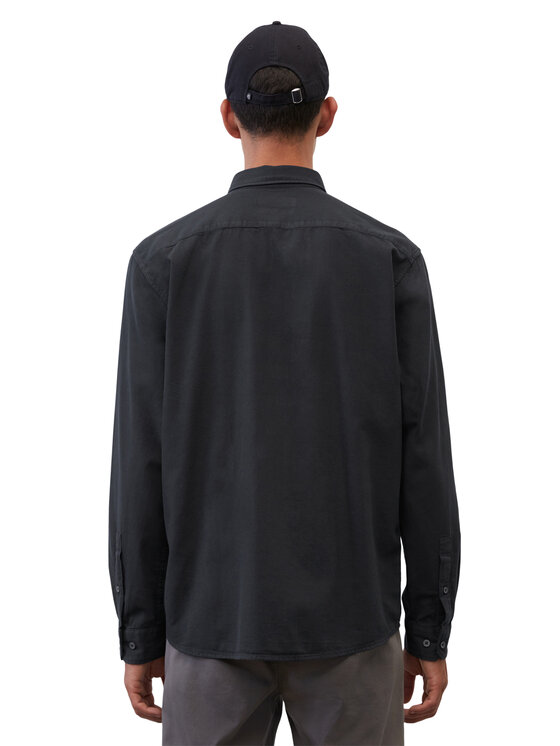 Marc O'Polo Marc O'Polo Πουκάμισο B21 7242 42414 Μαύρο Regular Fit