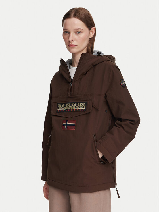 Napapijri Napapijri Куртка Anorak Rainforest W Pkt 4 NP0A4GM6 Коричневий Regular Fit