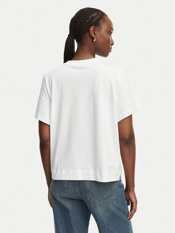 Marella Marella Тишърт Paraggi 2615971082 Бял Relaxed Fit