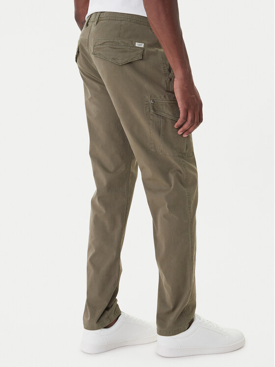 Mustang Mustang Pantaloni di tessuto Daytona 1016826 Verde Slim Fit