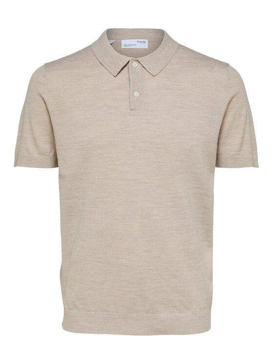 Selected Homme Selected Homme Polo marškinėliai 16088649 Smėlio