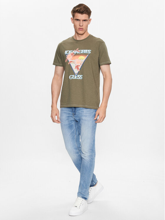 Guess Guess T-särk M3YI68 K6XN4 Khakivärviline Regular Fit