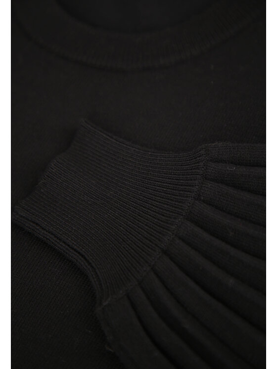 Volcano Volcano Sweter S-MONKI Czarny Regular Fit