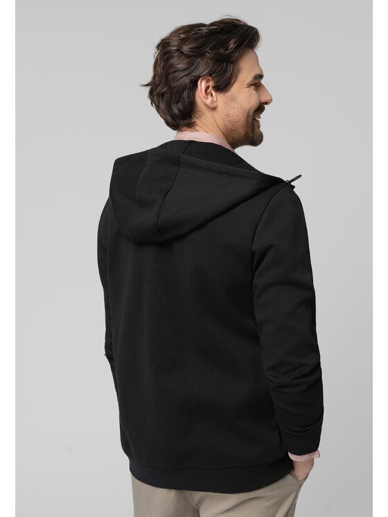 Volcano Volcano Bluza B-WOLF Czarny Regular Fit