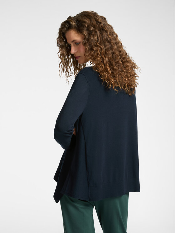 Elena Mirò Elena Mirò Cardigan M513Z000653N034 Blu A-Line Fit