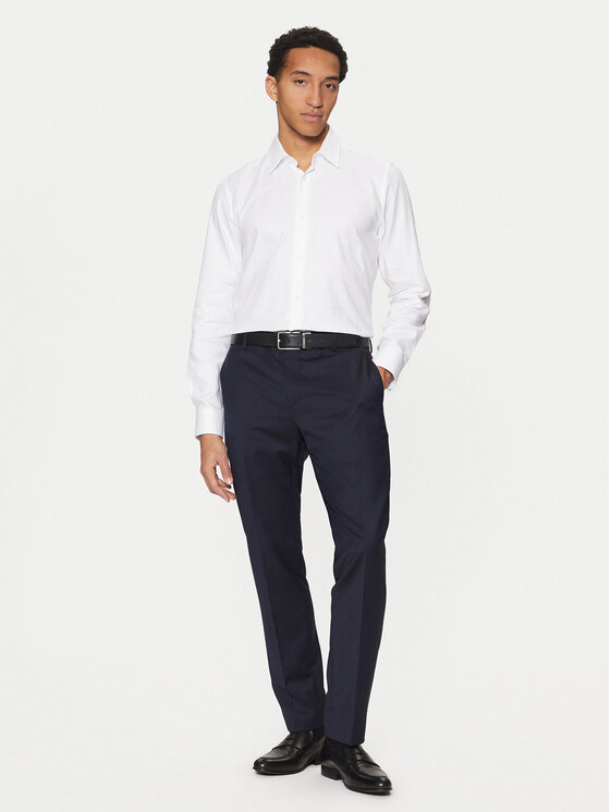 JOOP! JOOP! Marškiniai 17 JSH-229Pierce1 30044896 Balta Slim Fit