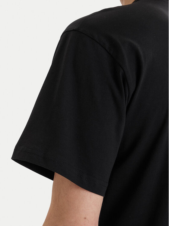 Versace Jeans Couture Versace Jeans Couture Marškinėliai 80GAHT02 CJ00T Juoda Regular Fit