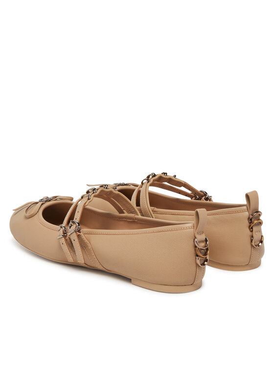 PINKO PINKO Baleriny Gioia 09 SD0297 P003 Beżowy