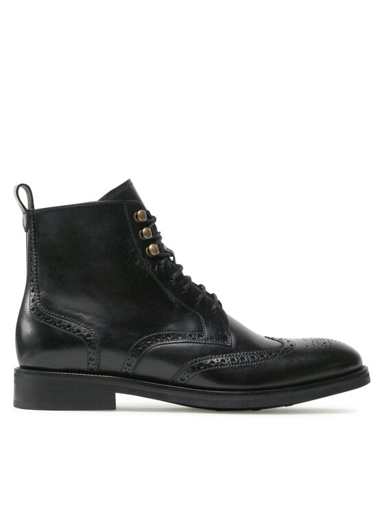 Lord Premium Zābaki Boots Brogues 5601 Melns