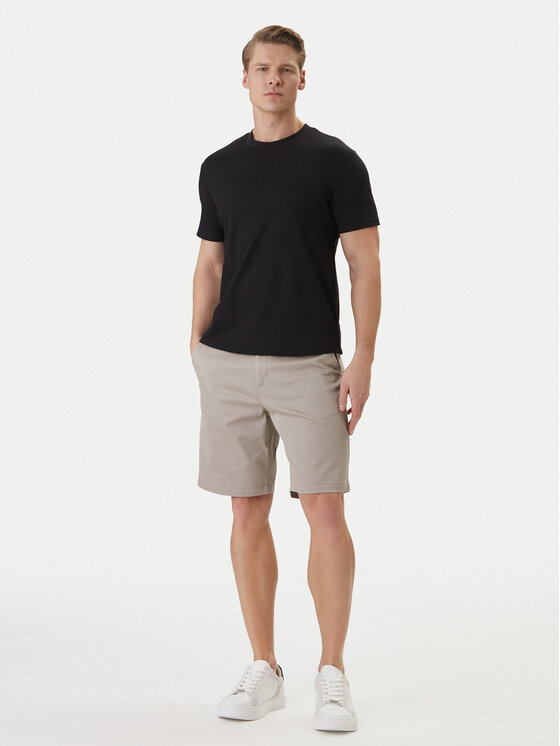 Calvin Klein Calvin Klein Szorty materiałowe LV04LB600G Khaki Regular Fit