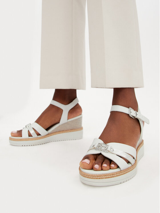 Tamaris Tamaris Sandály 1-28010-42 Bílá