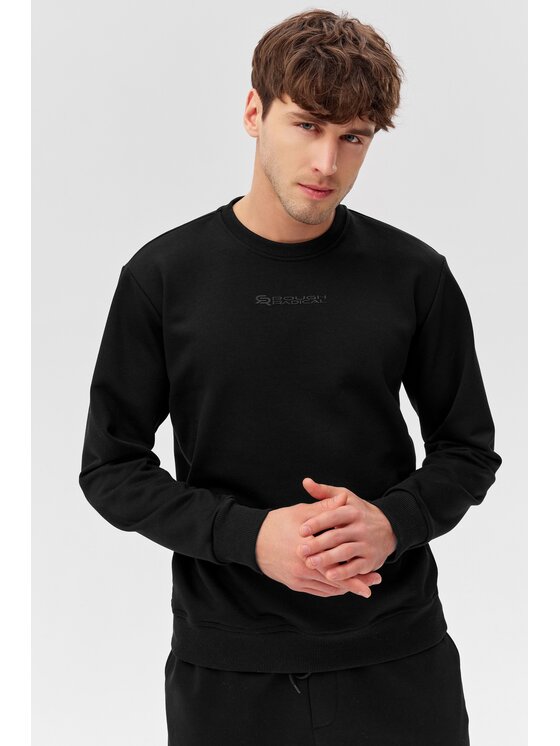 ROUGH RADICAL ROUGH RADICAL Felpa COTTON ACTIVE MEN Nero Regular Fit