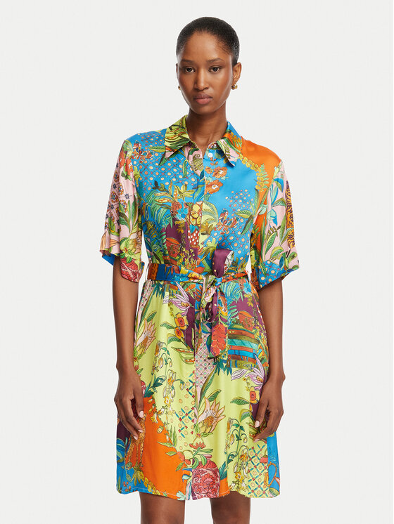 Liu Jo Liu Jo Рокля тип риза WA6482 T471A Цветен Regular Fit