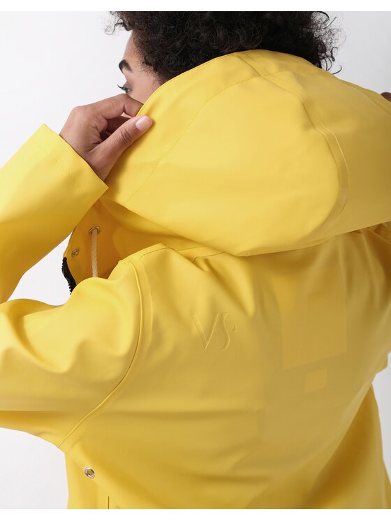 VANNSKJOLD Vannskjold Kurtka przeciwdeszczowa TREND Żółty Parka Fit