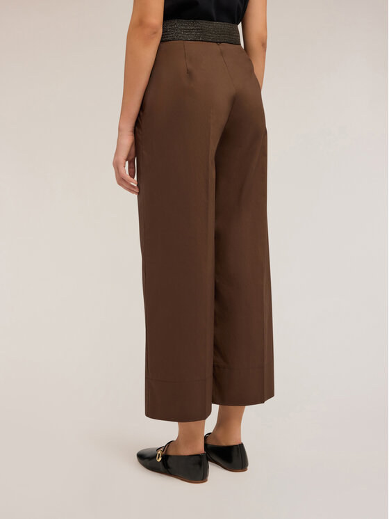 Motivi Motivi Pantaloni di tessuto P001Q104379N032 Marrone Over Fit
