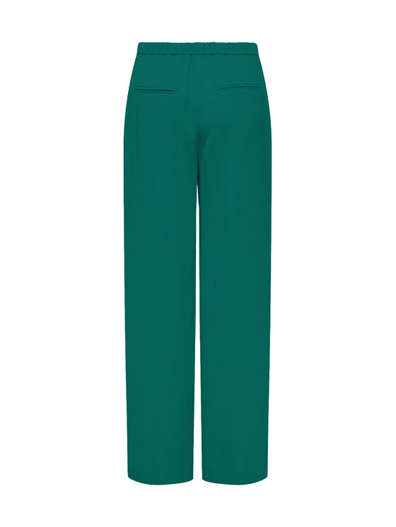ONLY ONLY Medžiaginės kelnės Leila 15338347 Žalia Wide Leg