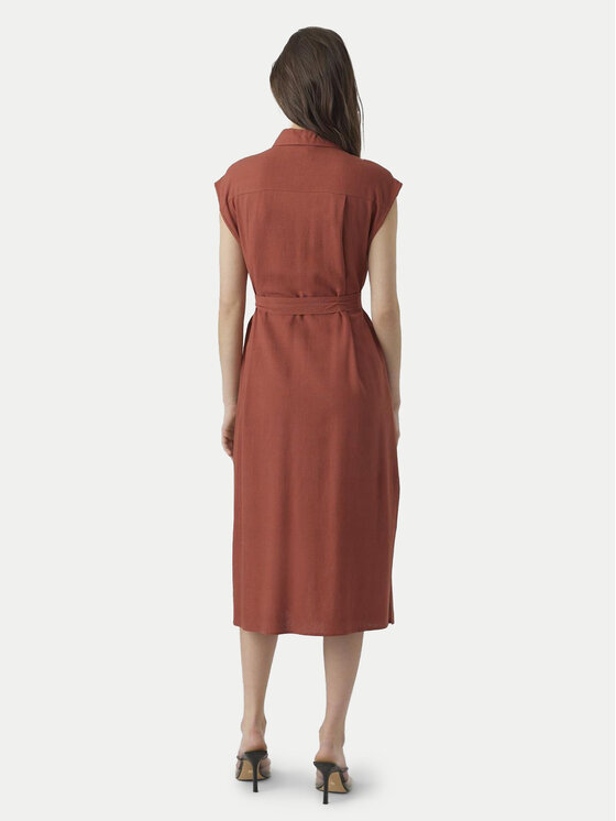 Vero Moda Vero Moda Сукня-сорочка Mymilo 10282532 Червоний Regular Fit