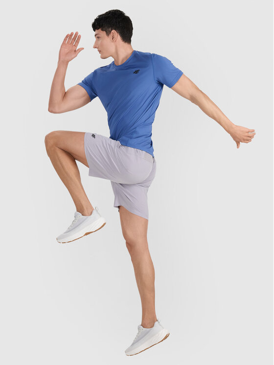 4F 4F Sportovní kraťasy MULTI ACTIVE Šedá Regular Fit