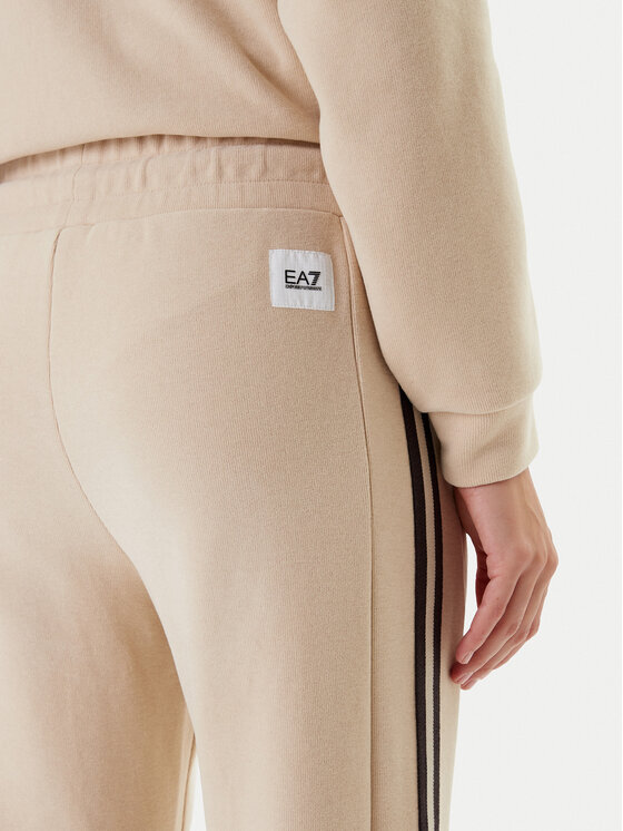 EA7 Emporio Armani EA7 Emporio Armani Spodnie dresowe 7W000568 AF15528 U1046 Beżowy Relaxed Fit