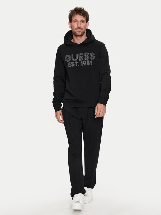 Guess Guess Felpa M4YQ36 K9Z21 Nero Regular Fit