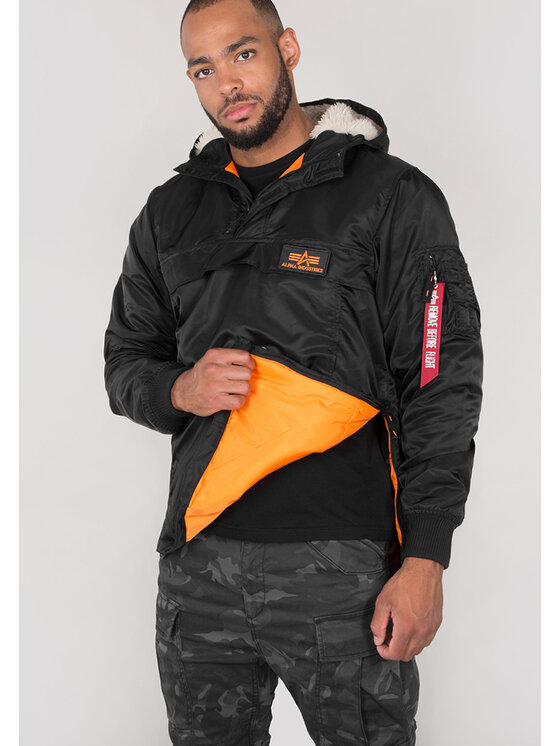 Alpha Industries Alpha Industries Kurtka anorak AI.178139-03-S Czarny Regular Fit