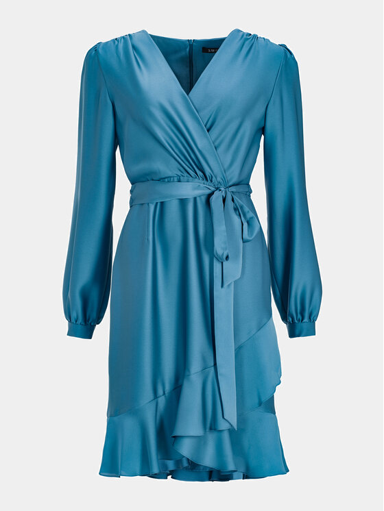 Swing Swing Rochie cocktail 5AG06500 Albastru Regular Fit