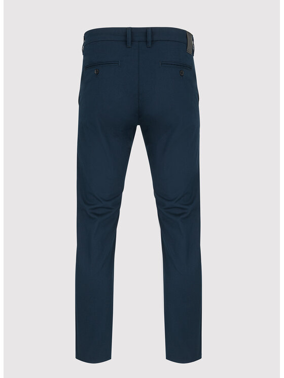 Pako Lorente Pako Lorente Chinosy P22SF-WX-009 Granatowy Classic Fit