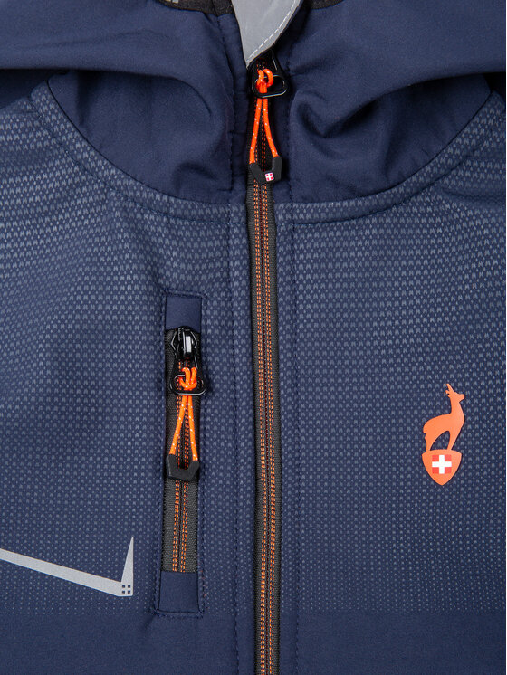 Aulp Aulp Kurtka softshell Sario Granatowy Regular Fit