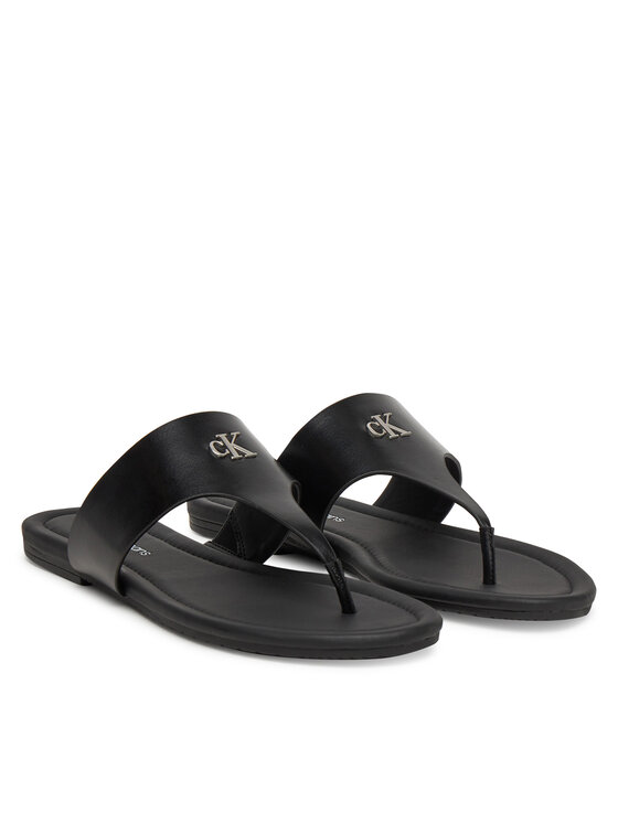 Calvin Klein Jeans Calvin Klein Jeans Σαγιονάρες Flat Sandal Toepost Mg YW0YW01691 Μαύρο