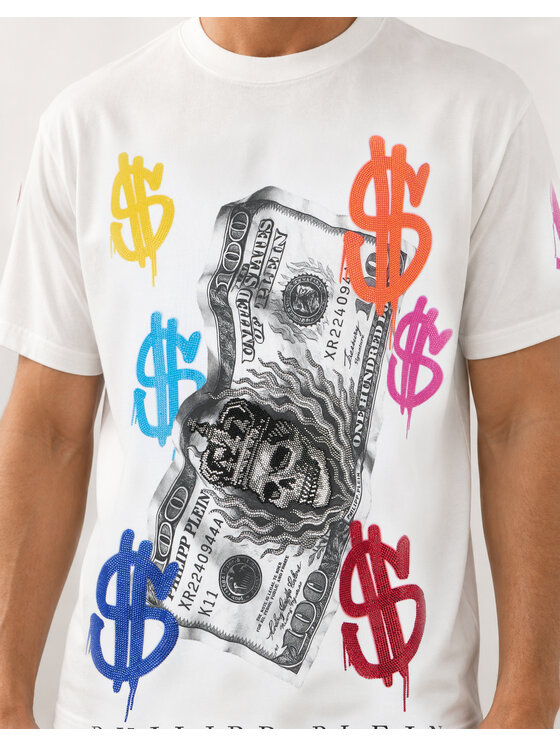 PHILIPP PLEIN PHILIPP PLEIN T-Shirt 31104 Biały Regular Fit