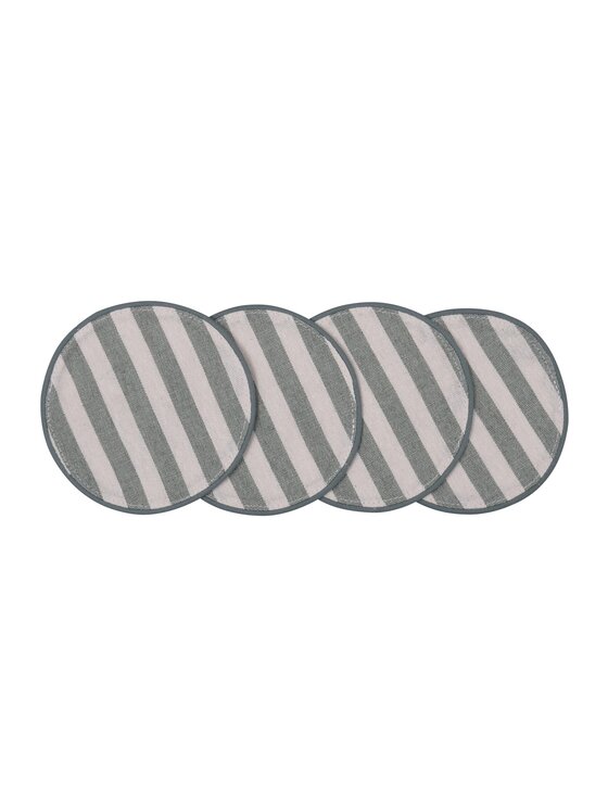 Roseberry Home Roseberry Home Podkładka na stół Mini Toile de Jouy Green & Stripes Zielony