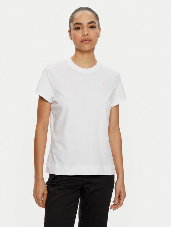 U.S. Polo Assn. U.S. Polo Assn. Tričko WUP0634 Biela Regular Fit
